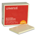 Universal Self-Stick Note Pads, 3 x 5, Yellow, 100-Sheet, 12/Pack View Product Image