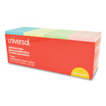 Universal Self-Stick Note Pads, 3" x 3", Pastel, 90-Sheet, 24 Pads/Pack View Product Image