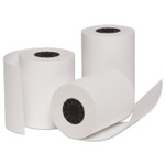 Universal Bond Paper Rolls, 3" x 128 ft, White, 10/Pack View Product Image