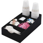 Vertiflex Commercial Grade Condiment Caddy, 8.75w x 16d x 5.25h, Black View Product Image