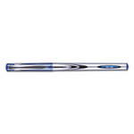 Universal Stick Gel Pen, Medium 0.7mm, Blue Ink, Silver/Blue Barrel, Dozen View Product Image