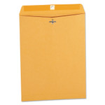 Universal Kraft Clasp Envelope, #12 1/2, Squar Flap, Clasp/Gummed Closure, 9.5 x 12.5, Brown Kraft, 100/Box View Product Image