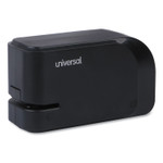 Universal Half-Strip Electric Stapler with Staple Channel Release Button, 20-Sheet Capacity, Black View Product Image