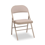 Alera Steel Folding Chair, Tan Seat/Tan Back, Tan Base, 4/Carton ALEFCPD6T View Product Image