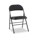 Alera Steel Folding Chair, Graphite Seat/Graphite Back, Graphite Base, 4/Carton ALEFCPF7B View Product Image