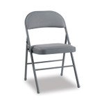 Alera Steel Folding Chair, Light Gray Seat/Light Gray Back, Light Gray Base, 4/Carton ALEFCPF7G View Product Image