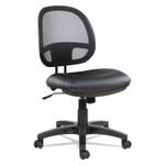Alera Interval Series Swivel/Tilt Mesh Chair, Supports up to 275 lbs, Black Seat/Black Back, Black Base ALEIN4815 View Product Image