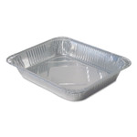 Durable Packaging Aluminum Steam Table Pans, Half Size, Medium, 100/Carton DPKFS4255100 View Product Image