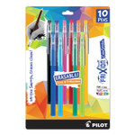 Pilot FriXion ColorSticks Erasable Stick Gel Pen, 0.7mm, Assorted Ink/Barrel, 10/Pack PIL32456 View Product Image