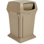 Rubbermaid Commercial Ranger Fire-Safe Container, Square, Structural Foam, 45 gal, Beige RCP917188BG View Product Image