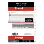 AT-A-GLANCE 2-Page-Per-Week Planner Refills, 8.5 x 5.5, White, 2021 View Product Image