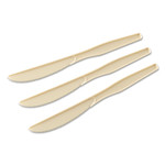 Dixie Mediumweight Polystyrene Cutlery, Knives, 7", Champagne, 1,000/Carton View Product Image