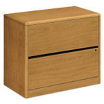 HON 10700 Series Two Drawer Lateral File, 36w x 20d x 29.5h, Harvest View Product Image