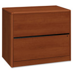 HON 10700 Series Two Drawer Lateral File, 36w x 20d x 29.52h, Cognac View Product Image