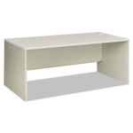 HON 38000 Series Desk Shell, 72w x 36d x 30h, Silver Mesh/Light Gray View Product Image