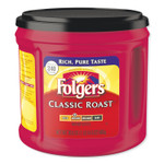 Folgers Coffee, Classic Roast, 30 1/2 oz Canister, 6/Carton, 294/Pallet View Product Image