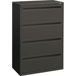 HON 700 Series Four-Drawer Lateral File, 36w x 18d x 52.5h, Charcoal View Product Image