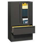HON 700 Series Lateral File with Storage Cabinet, 42w x 18d x 64.25h, Charcoal View Product Image