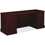 HON 94000 Series Kneespace Credenza, 72w x 24d x 29.5h, Mahogany View Product Image