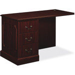 HON 94000 Series "L" Workstation Left Return, 48w x 24d x 29-1/2h, Mahogany View Product Image