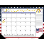 House of Doolittle 100% Recycled Seasonal Academic Desk Pad Calendar, 22 x 17, 2020-2021 View Product Image