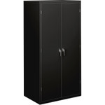HON Assembled Storage Cabinet, 36w x 24 1/4d x 71 3/4h, Black View Product Image
