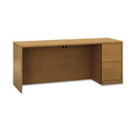 HON 10500 Series Full-Height Right Pedestal Credenza, 72w x 24d x 29.5h, Harvest View Product Image