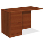 HON 10700 Series Full Left Pedestal Return, 48w x 24d x 29 1/2h, Cognac View Product Image