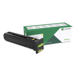 Lexmark 82K0XYG Extra High-Yield Return Program Toner Cartridge, 22,000 Page-Yield, Yellow View Product Image