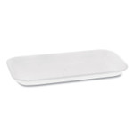 Pactiv Meat Tray, #17 Shallow, 8.3 x 4.8 x 0.65, White, 1,000/Carton View Product Image