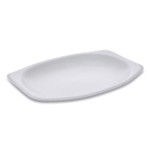 Pactiv Unlaminated Foam Dinnerware, Platter, Oval, 9 x 7, White, 800/Carton View Product Image