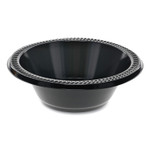 Pactiv Prairieware OPS Dinnerware, Bowl, 12 oz, 5" Diameter, Black, 1,000/Carton View Product Image