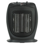 Alera Ceramic Heater, 7 1/8"w x 5 7/8"d x 8 3/4"h, Black View Product Image