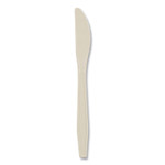 Pactiv EarthChoice PSM Cutlery, Heavyweight, Knife, 7.5", Tan, 1,000/Carton View Product Image
