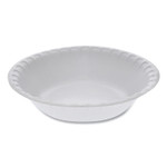 Pactiv Unlaminated Foam Dinnerware, Bowl, 30 oz, 5" Diameter, White, 450/Carton View Product Image