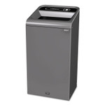 Rubbermaid Commercial Configure Indoor Recycling Waste Receptacle, 23 gal, Gray, Landfill View Product Image