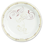 Dart Symphony Paper Dinnerware, Mediumweight Plate, 8 1/2" Round, Tan, 125/Pack View Product Image