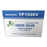 TEH TUNG One-Ply Bath Tissue, Septic Safe, White, 1,500 Sheets/Roll, 60 Rolls/Carton View Product Image