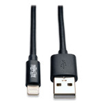 Tripp Lite Lightning to USB Cable, 10 ft, Black View Product Image