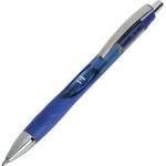 AbilityOne 7520016849425 SKILCRAFT VISTA Retractable Gel Pen, 1 mm, Blue Ink, Translucent Barrel, Dozen View Product Image