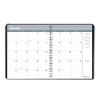 AbilityOne 7530016007597 SKILCRAFT Monthly Appointment Planner, 11 x 8 1/2, Black/White, 2021-2022 View Product Image