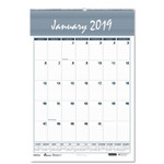 AbilityOne 7510016007582 SKILCRAFT Monthly Wall Calendar, 8-1/2 x 11, White/Blue/Gray, 2021 View Product Image