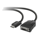 OLD - Belkin DisplayPort to DVI Adapter, 5", Black View Product Image