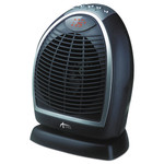 Alera Digital Fan-Forced Oscillating Heater, 1500W, 9 1/4" x 7" x 11 3/4", Black View Product Image