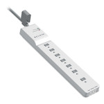 Belkin Home/Office Surge Protector, 7 Outlets, 12 ft Cord, 2160 Joules, White View Product Image