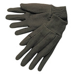 MCR Safety Cotton Jersey Gloves, Large, Jersey Lining, Brown View Product Image