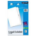 Avery Preprinted Legal Exhibit Side Tab Index Dividers, Avery Style, 26-Tab, 26 to 50, 14 x 8.5, White, 1 Set View Product Image