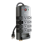 Belkin Pivot Plug Surge Protector, 12 Outlets, 8 ft Cord, 4320 Joules, Gray View Product Image
