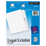 Avery Preprinted Legal Exhibit Side Tab Index Dividers, Avery Style, 27-Tab, A to Z, 11 x 8.5, White, 1 Set View Product Image