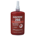 Loctite 266 Threadlockers,High Strength/High Temperature,250 mL,3/4 in Thread,Red-Orange View Product Image